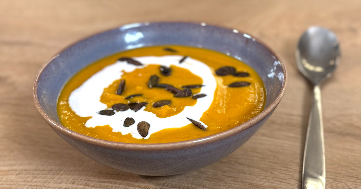 Beste cremige Kürbissuppe – ESSEN & ENDE